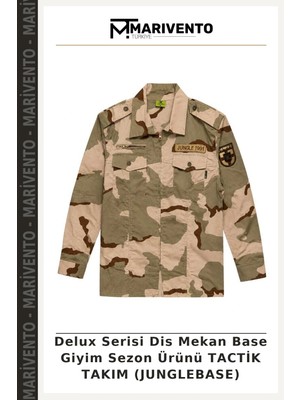 Delux Serisi Dis Mekan Base Giyim Sezon Ürünü Tactik Takım (Junglebase)