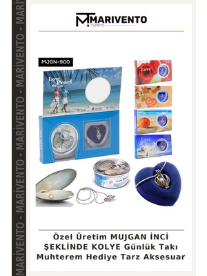 Özel Üretim Mujgan Inci Şeklinde Kolye Günlük Takı Muhterem Hediye Tarz Aksesuar