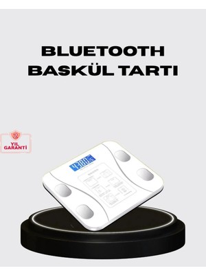 Yakup Tokatlı Moda Ytm Akıllı Dijital Baskül – Bluetooth Bağlantılı, 8 Ölçüm Verili, Akıllı Vücut Analiz Tartısı