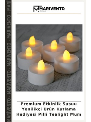 Premium Etkinlik Susuu Yenilikçi Ürün Kutlama Hediyesi Pilli Tealight Mum