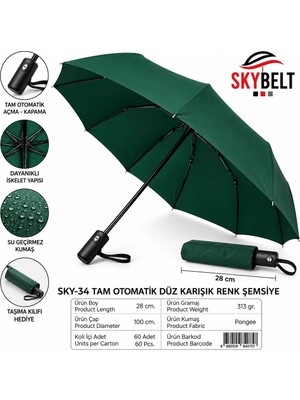 Royaleks Ykm Tam Otomatik) Erkek Şemsiye ( Siyah)