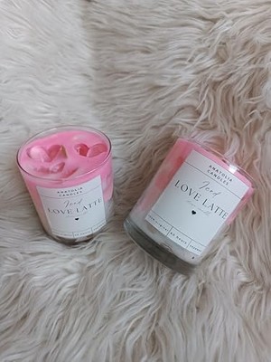 Defne Store Love Latte Mum – El Yapımı Kahve Kokulu Dekoratif Mum | Kahve Severler Için Özel Tasarım