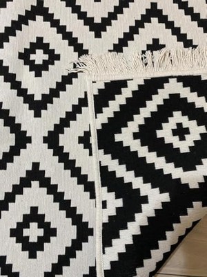 Defne Store Kilim Iki Taraflı Kullanılabilir Yıkanabilir Dokuma Kilim (200 * 300 Cm)