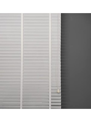Defne Store Peraper Ahşap Polywood - Beyaz - 50 mm - Kurdelalı (200X140)