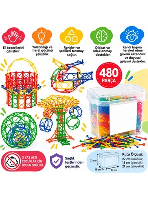Yakup Tokatlı Moda Eğlenceli Minyatür Puzzle 480 Parça Hobi Seti