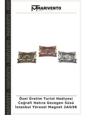Özel Üretim Turist Hediyesi Coğrafi Hatıra Gezegen Süsü Istanbul Yöresel Magnet 2ALK98