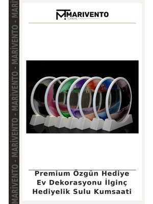 Premium Özgün Hediye Ev Dekorasyonu Ilginç Hediyelik Sulu Kumsaati
