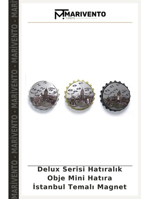 Delux Serisi Hatıralık Obje Mini Hatıra Istanbul Temalı Magnet
