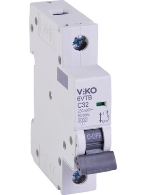 Zemira 6VTB-1C32 Otomatik Sigorta 6ka C Tipi 1 Kutup 32A