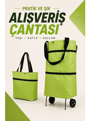Yakup Tokatlı Moda Tm Katlanabilir Alışveriş Çantası