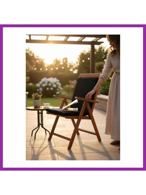 Bezos Tek Parça Sırtlıklı Sandalye Minderi · 80 × 40 × 4 cm | Siyah | 80 × 40 × 4 cm BEZ10