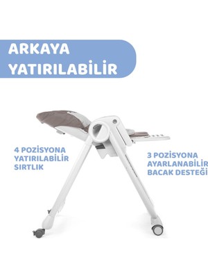 Çelik - Ticaret Mama Sandalyesi Brown