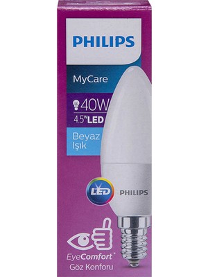 Philips Ledcandle 5 - 40W B35 E14 Beyaz Işık - 7 Adet