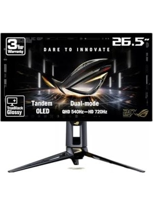 Mey İthalat Rog Swift PG27AQWP-G 27 Inç 1440P 540Hz Tandem OLED Gaming Monitör