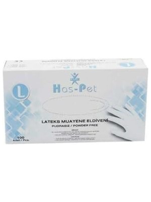 Mey İthalat Has-Pet Vınıl Muayene Eldıvenı Large 100'LU Kutu