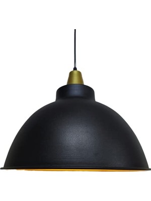 Mey İthalat Rsylight Metal Siyah Rustik Retro Dekoratif Kafe Mutfak Sarkıt Avize Siyah RT8096000