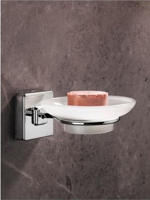 Mey İthalat Delmeye Son Yapışkanlı Premium Sabunluk Y-399