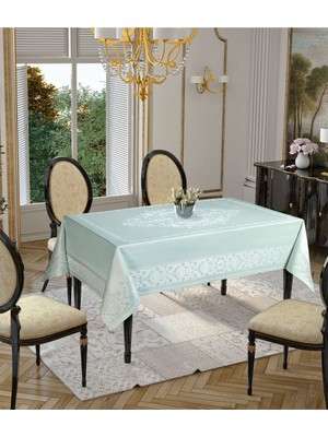 Tropik Home Gold Etamin 9956-9 150*220 K 12 Turkuaz