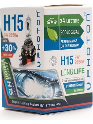 Nzm Store Ampul H15 24V 20/60W Halogen Serisi Pht PH6615