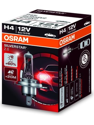 Nzm Store (X) Ampul 12V H4 Silverstar 64193SV2