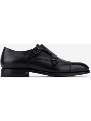 Valmenti Valentino Erkek Hakiki Deri Siyah Klasik Ayakkabı 667 21106 Erk Ayk SK25-26 Nero