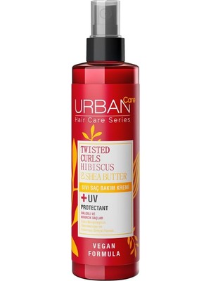 Urban Care Hibiscus&shea Butter Kıvırcık ve Dalgalı Saçlara Özel Sıvı Saç Bakım KREMI-VEGAN-200 ml