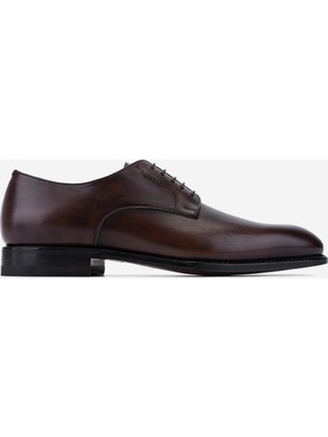 Valmenti Valentino Erkek Hakiki Deri Kahverengi Klasik Ayakkabı 667 21105 Erk Ayk SK25-26 T.moro
