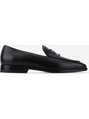 Valmenti Valentino Erkek Hakiki Deri Siyah Klasik Ayakkabı 667 21187 Erk Ayk SK25-26 Nero