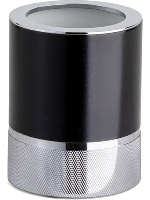 System Tezgah Üstü Diş Fırçalığı Krom-Siyah Renk 102X80X80 mm Krom Tek Ebat BA2005 007 Cr-Al6