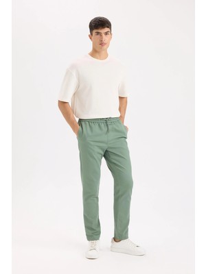 DeFacto Jogger Fit Rahat Kalıp Normal Bel Lastikli Paça Pantolon D5966AX25SP