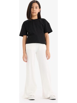 DeFacto Wide Leg Geniş Paça Pantolon Kız Çocuk E1836A825SM