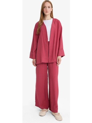 DeFacto Wide Leg Geniş Paça Krinkıl Pantolon E7978AX25SM