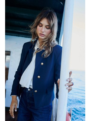 DeFacto Regular Fit Dik Yaka Blazer Ceket I3334AX26AU