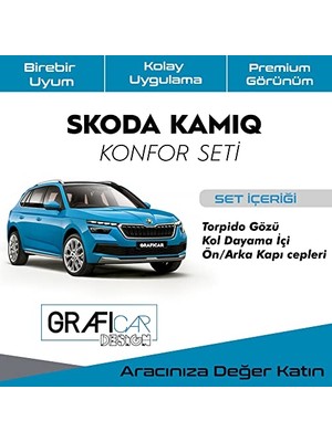 Skoda Kamiq Konfor Seti̇ - Saklama Alanları Kumaş Kaplama-Ses Izolasyon Amaçli Ürün