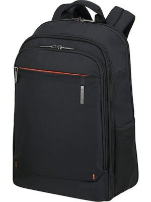 Samsonite KI3-09-003 14.1" Network 4 Notebook Sırt Çantası, 15.5 L, Ayarlanabilir Askı, Şişe Tutacağı, ‎üniseks, Yetişkin, Siyah