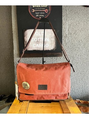 Old Cotton Cargo Laptop Çantası 7171 5 Boıse Computer Bag W32 H 40 D 10