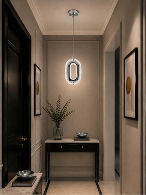Modavize Merlin Modern Tasarım Gold 3 Renk (Sarı Günışığı ve Beyaz) - Ledli Banyo - Mutfak - Salon Ledli Sarkıt
