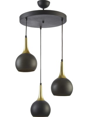Modavize Bella Modern Salon - Mutfak - Cafe Metal Sıvama Sarkıt Avize