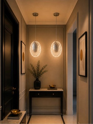 Modavize Viola Modern Tasarım 2 Adet Krom 3 Renk (Sarı Günışığı ve Beyaz) - Ledli Banyo - Mutfak - Salon Ledli Sarkıt
