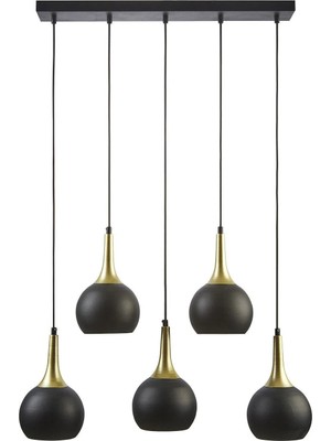 Modavize Bella Modern Salon - Mutfak - Cafe Metal Sıvama Sarkıt Avize