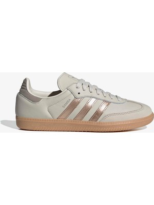 adidas Samba Originals Kadın Bej Spor Ayakkabı.-
