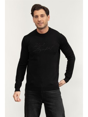 Karl Lagerfeld Men's Knitwear Black