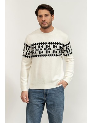Karl Lagerfeld Men's Knitwear Red