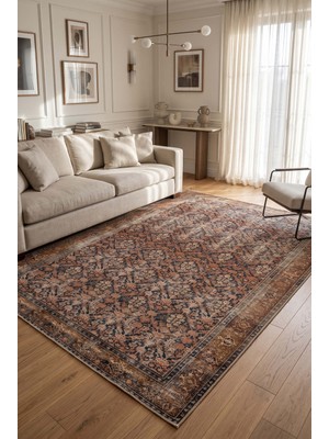 Artloop Outlet 260x350cm Vintage Desenli Digital Baskı Halı OLT 04