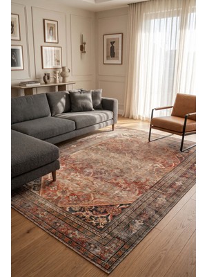 Foldy Outlet 255x350cm Vintage Desenli Digital Baskı Halı OLT 02