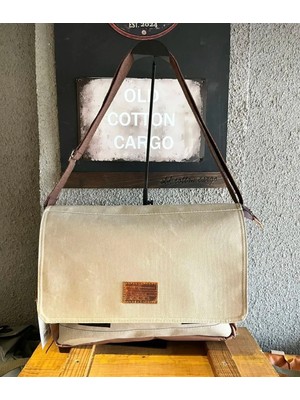 Old Cotton Cargo Laptop Çantası 7171 5 Boıse Computer Bag W32 H 40 D 10
