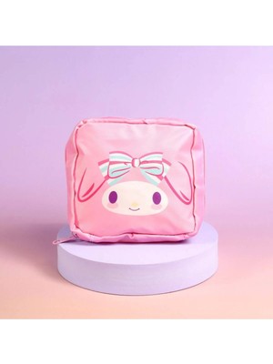 Syn Shop Tavşanlı My Melodiii Desenli Hijyenik Ped Çantası | Organizeri | Makyaj & Kozmetik Saklama Çantası | Fermuarlı Mini Düzenleyici