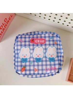 Syn Shop Kawaii Teddy Coco Bear Makyaj Ped Kozmetik Çantası Düzenleyici