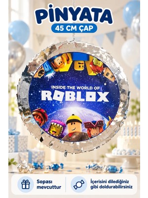 Cadde Süs Roblox Temalı Pinyata ve Sopası