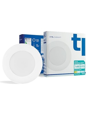Bomii Redeem C12W Downlight, Titreşimsiz, Göz Konforu, 782 Lümen, Beyazı, 5000 Kelvin